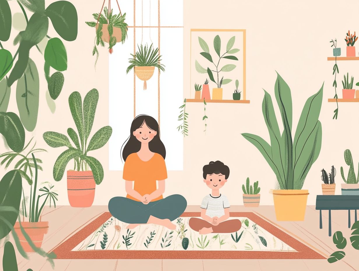 A visual representation emphasizing the importance of self-care for parents