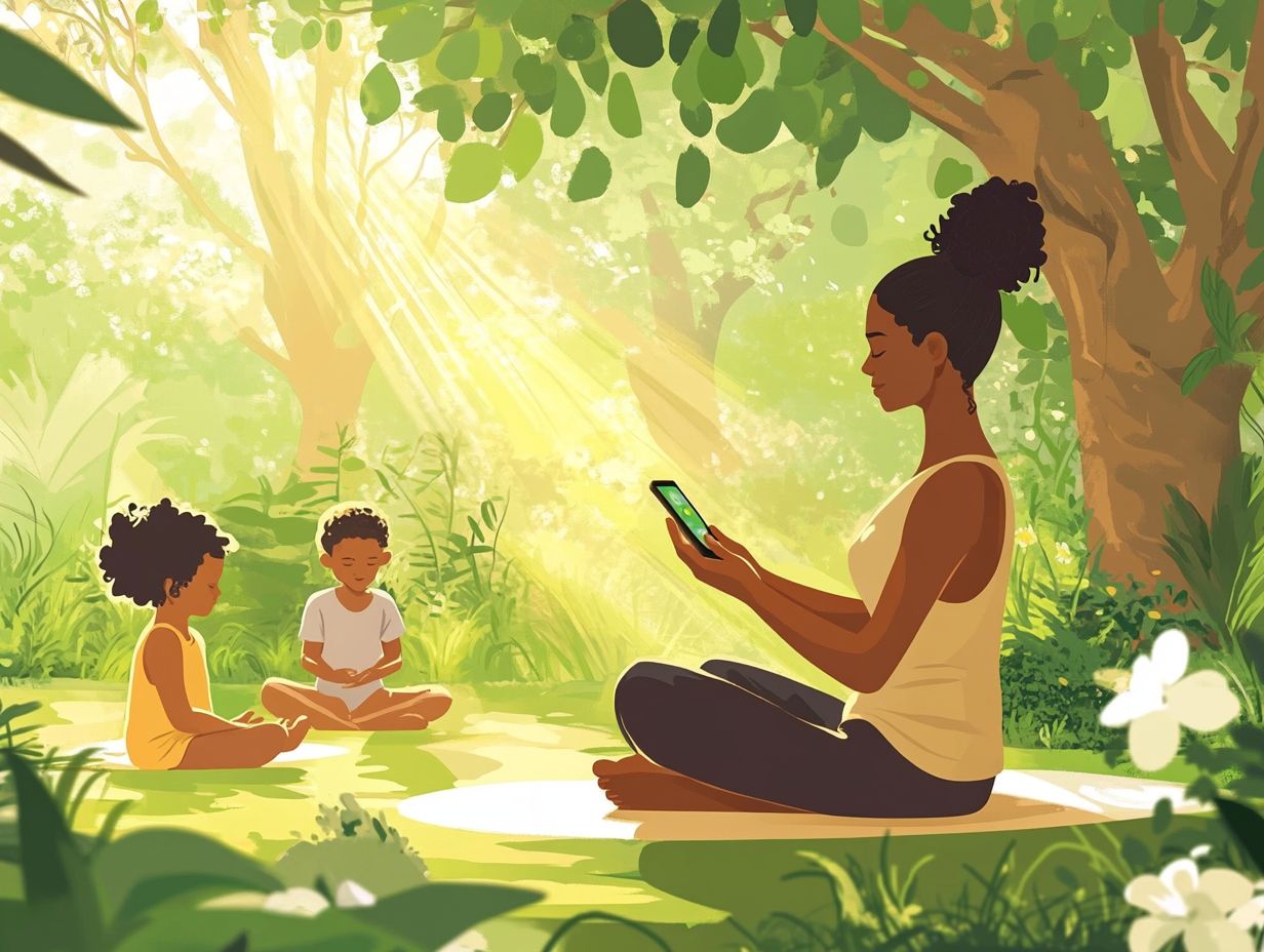 A collection of frequently asked questions regarding mindfulness apps for parents.