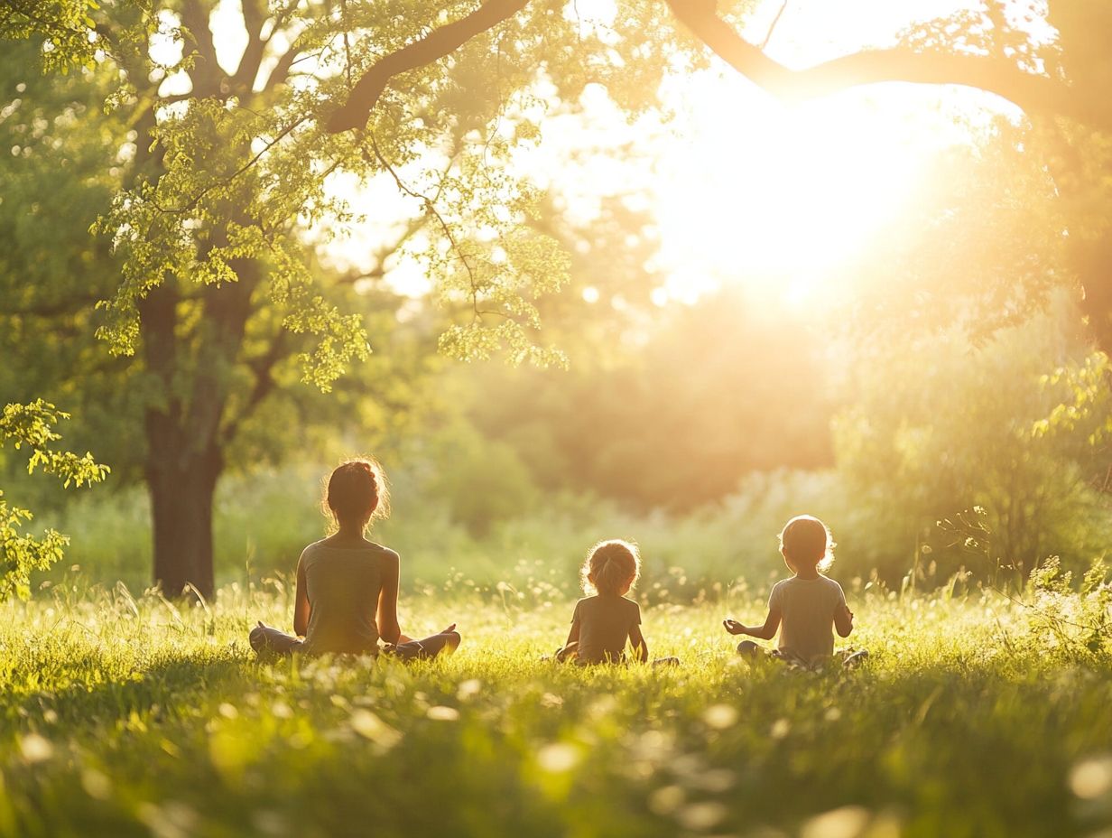 Visual representation of setting boundaries in parenting