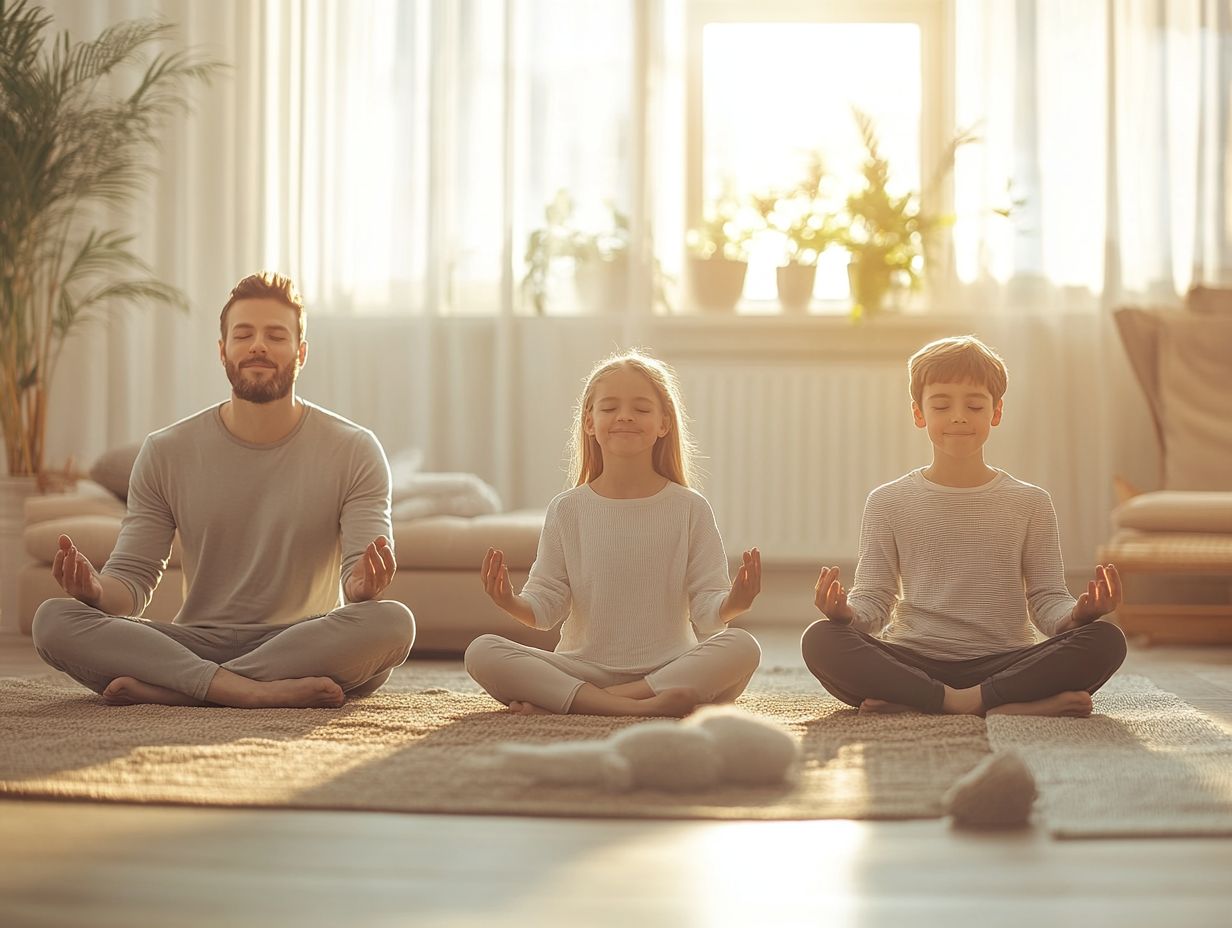 Image depicting family mindfulness activities