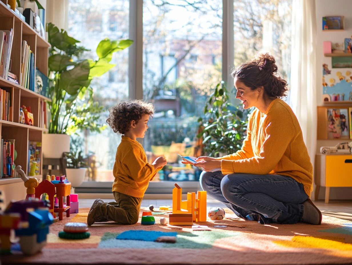 Illustration showing essential tips for effective listening techniques with children.