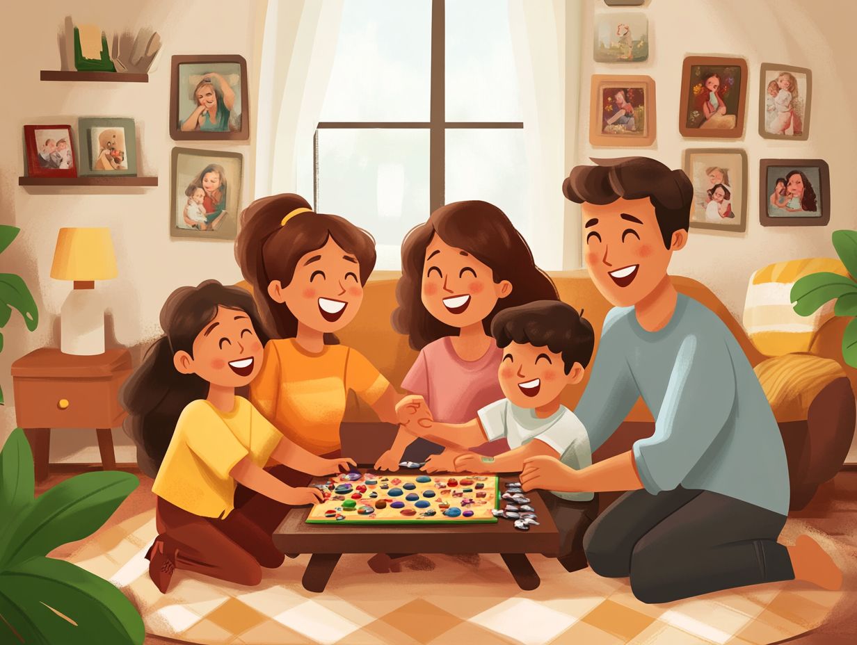 Illustration of Open and Honest Family Communication