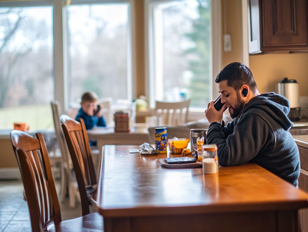 Illustration of Communicating Openly and Honestly as a Single Parent