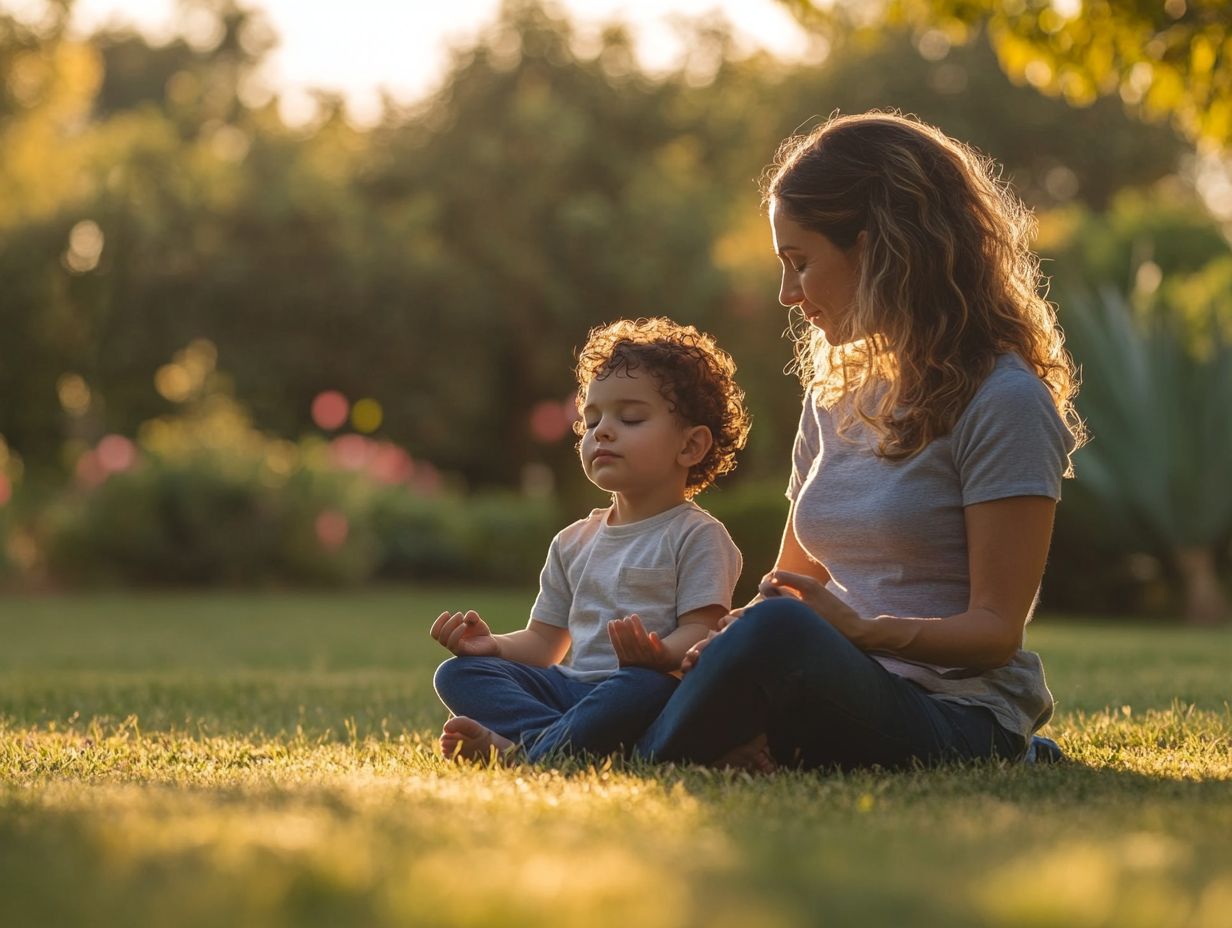 A peaceful home environment promoting mindfulness