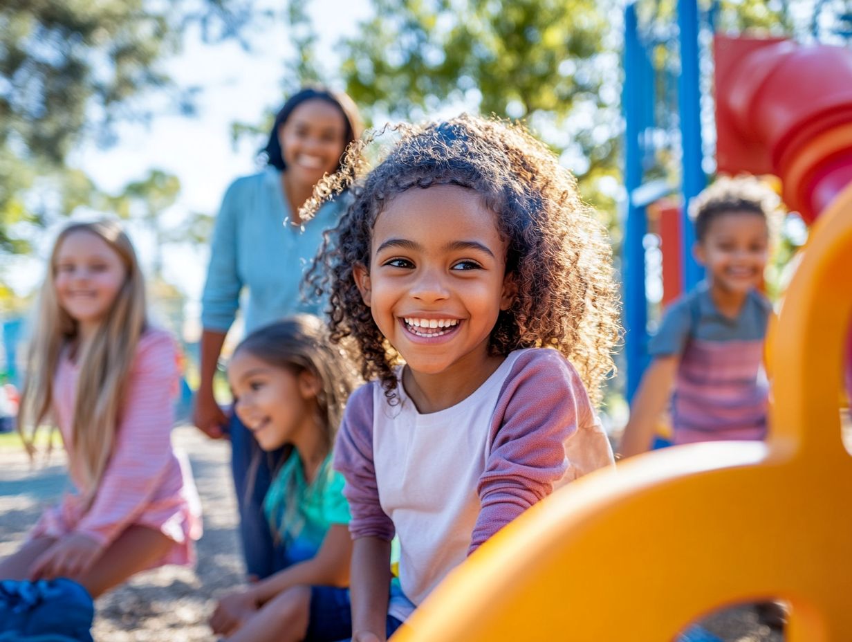 Children playing together, enhancing their social skills through teamwork.