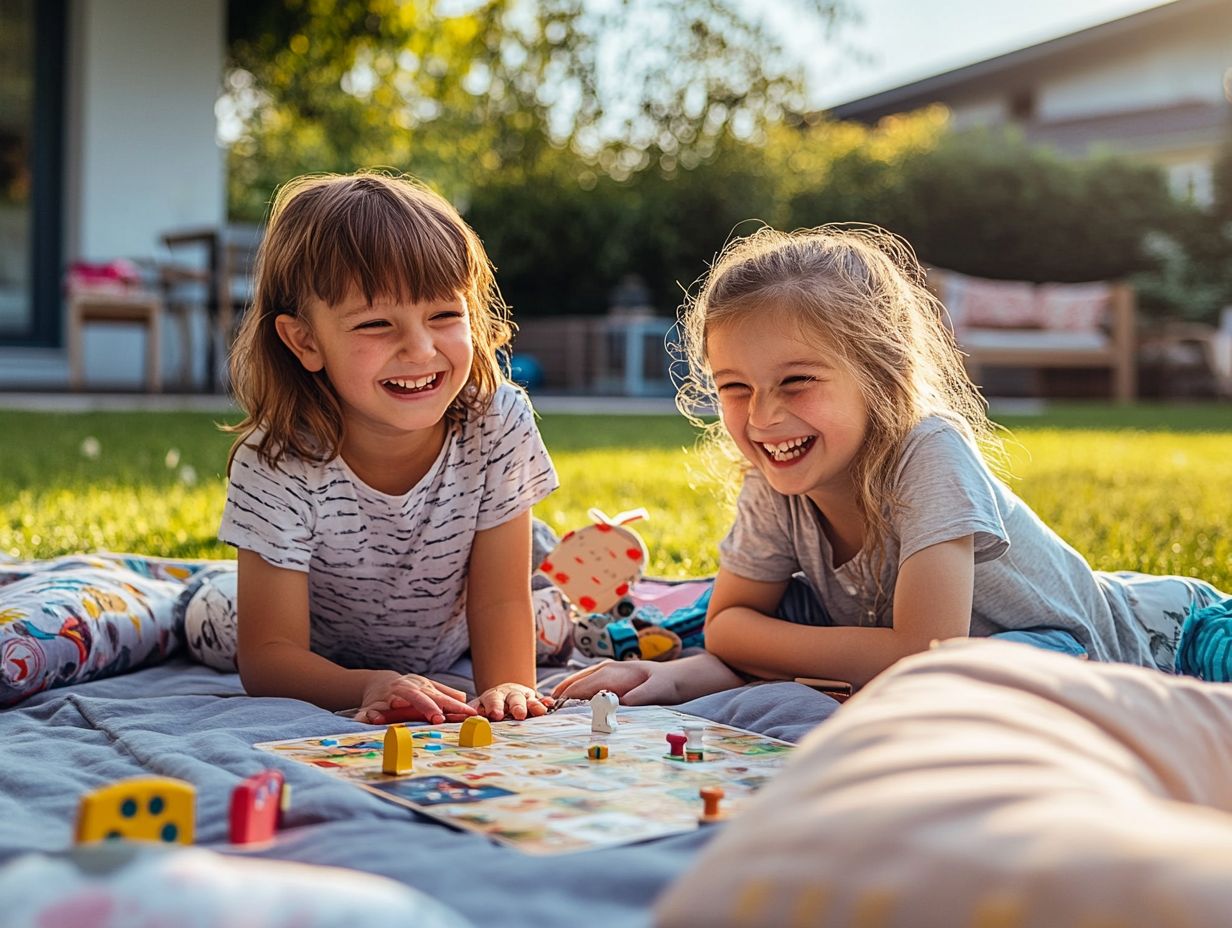 Parents supporting healthy sibling relationships