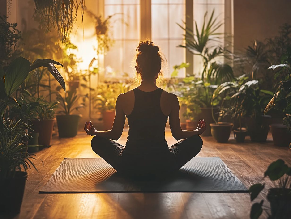 A serene workspace representing focus and productivity during mindful transitions