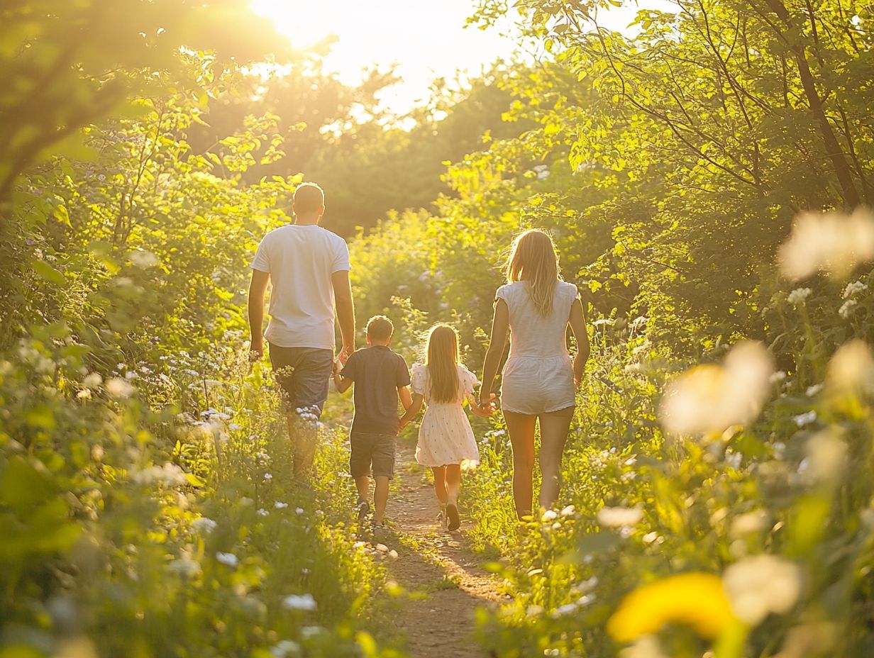 A scenic location for mindful walking