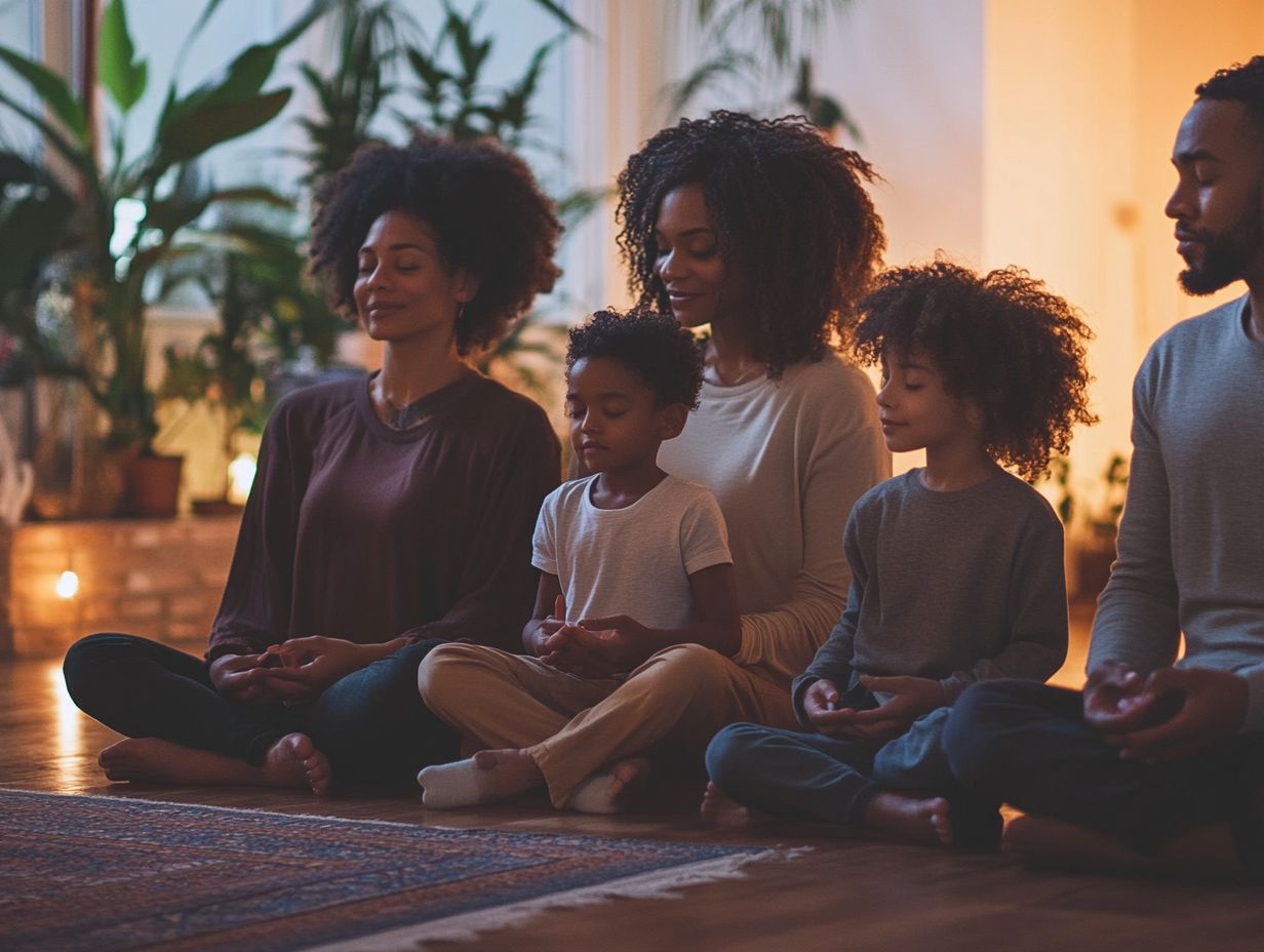 Image illustrating the benefits of practicing mindful communication in families.