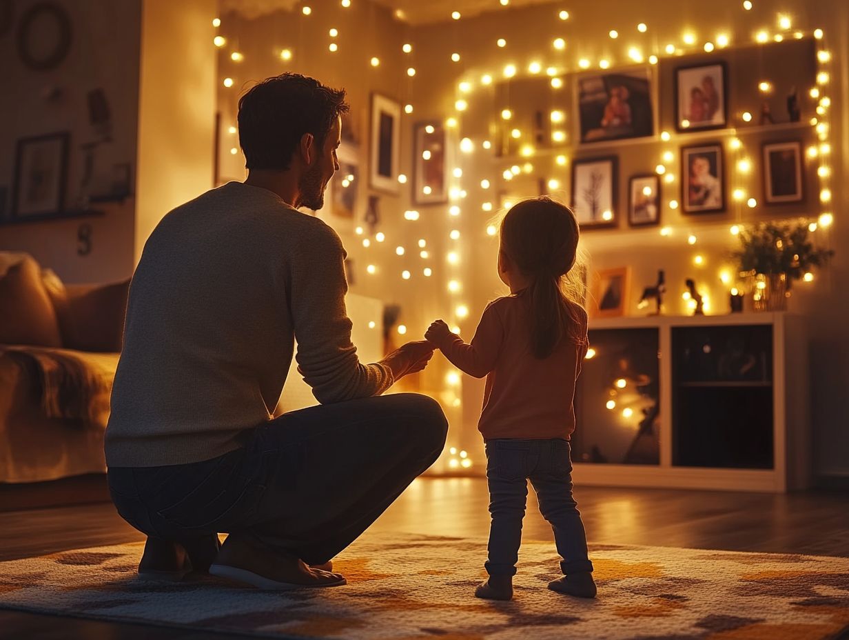 A visual representation illustrating the concept of enhanced empathy and understanding through mindful listening in parenting.