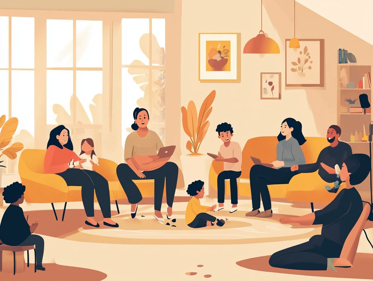 Illustration representing decreased patience in parenting