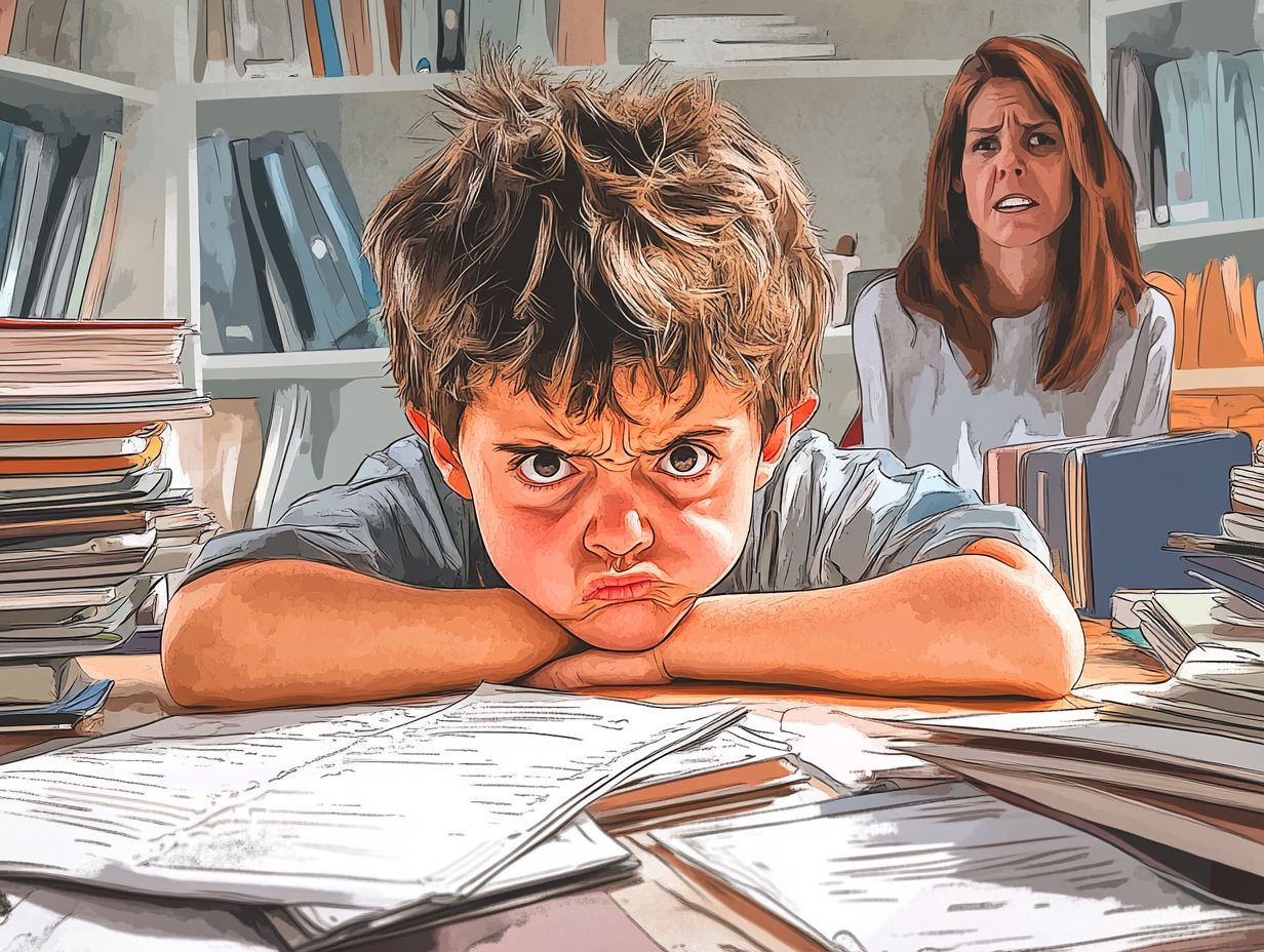 Illustration of frequently asked questions about children's stress