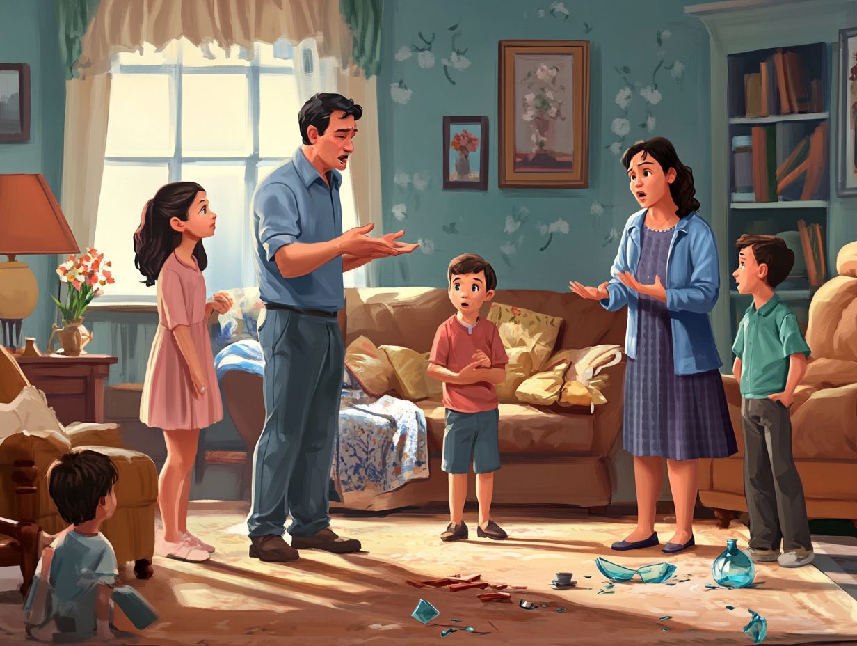 Image depicting the impact of family arguments