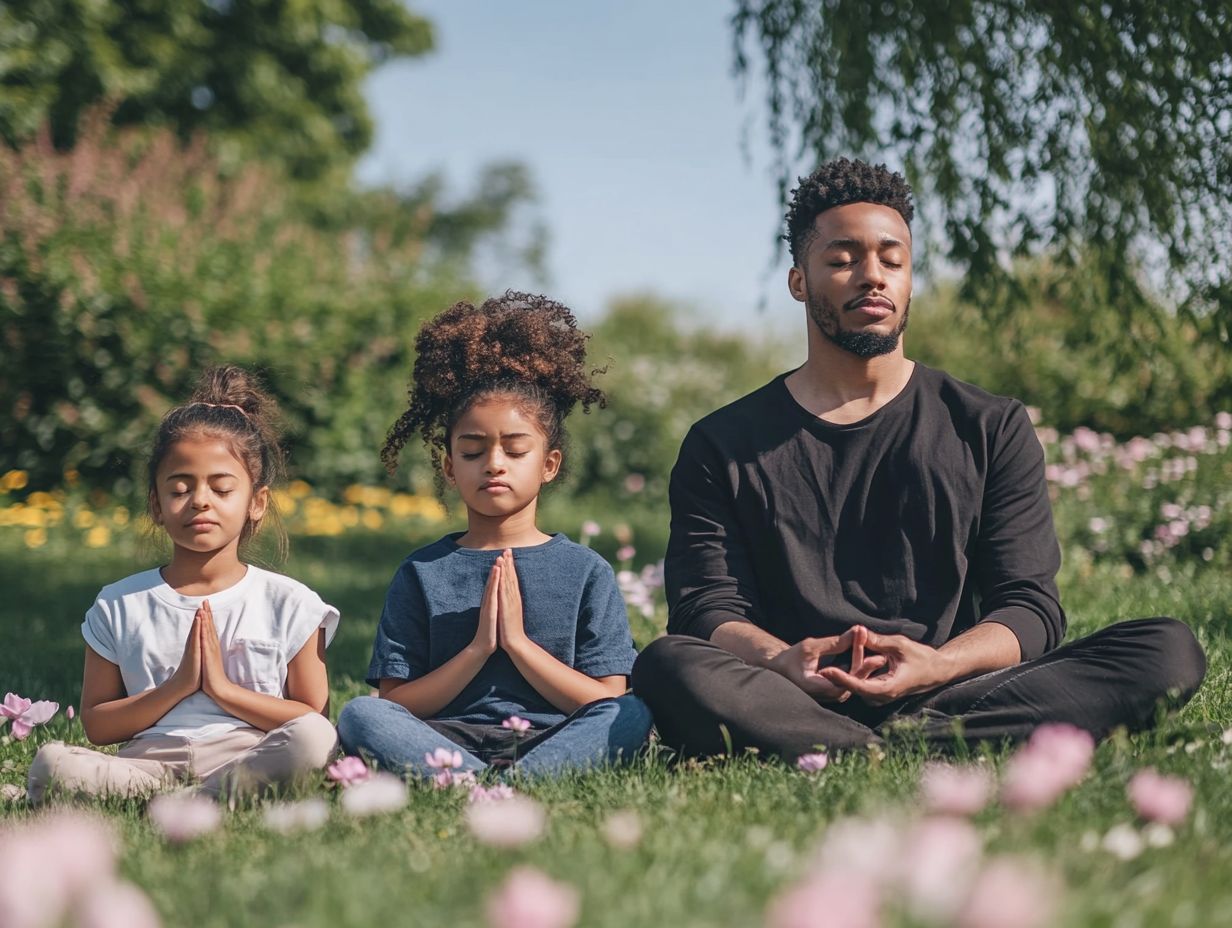 Family members resisting mindfulness practices